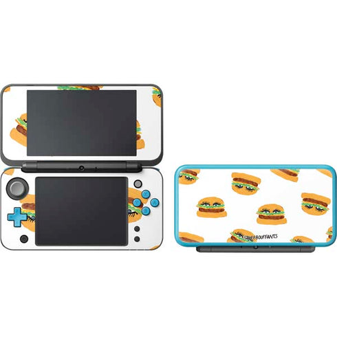 Bouffants and Broken Hearts Cute Burgers Nintendo 2DS XL (2017) Skin